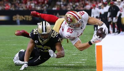 Kittle TD against Saints