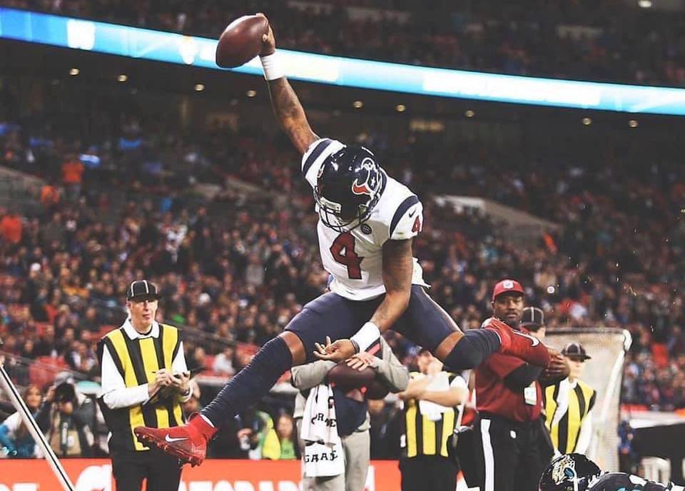Deshaun Watson Flying