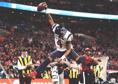 Deshaun Watson Flying