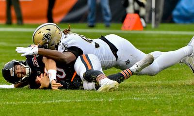 Saints sacks Trubisky
